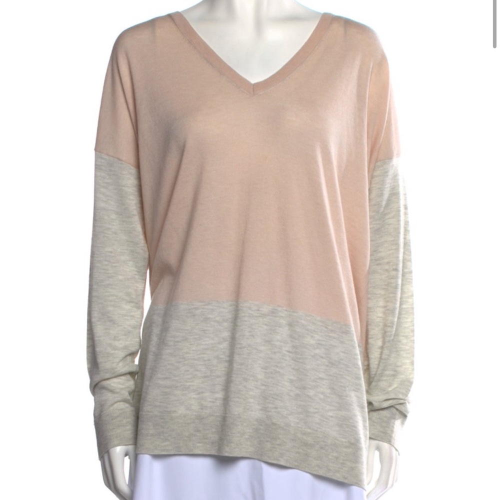 Colorblock Long Sleeve Sweater